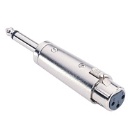 Adam Hall 7873  переходник XLR(F) - Jack mono(M)