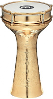 MEINL HE-215  дарбука, медь, 7 7/8" x 15 1/2", ручная ковка рисунка, в комплекте: настроечный ключ, запасная мембрана, чехол