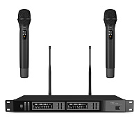 FBW A2-VOCAL1 радиосистема, комплект из приемника A120R и двух ручных передатчиков A101HT, 512-562 МГц