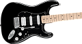 FENDER SQUIER Affinity Stratocaster HSS MN BLK электрогитара, цвет черный
