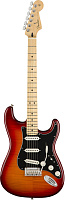 FENDER PLAYER STRAT PLS TOP MN ACB Электрогитара, цвет вишневый санберст