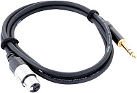 Cordial CFM 1.5 FV инструментальный кабель XLR мама - джек стерео 6.3 мм, длина 1.5 метра