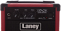Laney LX10 RED гитарный комбо 10 Вт, динамик 5", одноканальный с 2-полосным эквалайзером и дисторшном, CD/MP3 вход, выход на наушники, размеры 314х289х176 мм, вес 3,2 кг, цвет красный