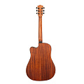 ROCKDALE Aurora D6 C ALL-MAH Satin акустическая гитара, дредноут с вырезом, копрус из махагони, цвет натуральный, сатиновое покрытие