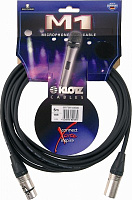KLOTZ M1FM1N0500  готовый микрофонный кабель MY206, длина 5м, XLR/F Neutrik, металл - XLR/M Neutrik, металл
