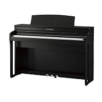 KAWAI CA49B цифровое фортепиано, 88 клавиш, механика GFC, OLED дисплей, 19 тембров, 20 Вт x 2, цвет черный матовый