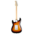 DONNER DST-100 Sunburst электрогитара, цвет санберст, чехол в комплекте