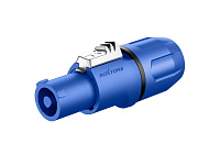 ROXTONE RAC3FCI Blue/black ring  Разъем Powercon, контакты: посеребренная латунь, цвет: синий с черным кольцом