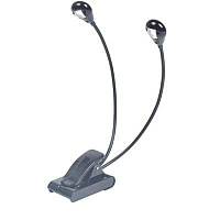 NordFolk ML04 двойная подсветка для нот, LED, гибкая шея, батарейки.