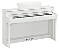 Цифровое фортепиано Yamaha CLP-645WH, 88 клавиш, клавиатура NWX, 256-голосная полифония