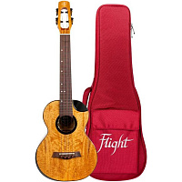 FLIGHT FIREBALL TENOR EQ-A укулеле-тенор с активным звукоснимателем, вырез, полностью массив манго, чехол в комплекте