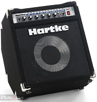 Hartke A35 басовый комбоусилитель 35W, 1х10'' алюминиевый драйвер, 3х полосный эквалайзер, вход CD, выход XLR, гнездо наушников, регулятор Bright, петля эффектов, 429х381х320 мм, вес 17 кг