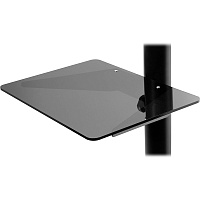 Peerless-AV ACC330 Полка для напольного стенда FPZ-640 с регулировкой по высоте. Размеры 467х422х74 мм. Макс. нагрузка 9 кг. Цвет черный