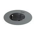 Kondator 935-PM61 Встраиваемая розетка с 1хUSB серии Powerdot, цвет черный