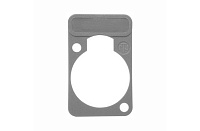 Neutrik DSS-GREY серая подложка под панельные разъемы XLR D-типа, для нанесения маркировки