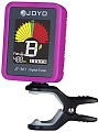 JOYO JT-301 Clip-on Purple Tuner тюнер-прищепка хроматический, гитара, бас, скрипка, укулеле, цветной дисплей