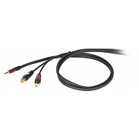 Proel Die HARD DHG520LU5 аудиокабель, стерео мини-джек 3.5 мм 2 х RCA, длина 5 метров
