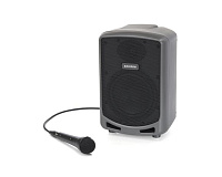Samson Expedition Express+ портативная активная акустическая система, 75 Вт, 6" + 1". Mic/Line (XLR/Jack), USB вход для радиосистем XPD, Bluetooth, аккумулятор на 20 часов, 222x210x323 мм, вес 5.4 кг