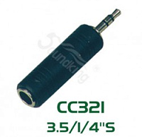 SOUNDKING CC321 переходник джек "мама" стерео - миниджек стерео