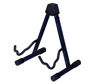 ECO GS010 Black (ECO) Стойка для акустической или электрогитары, без держателя грифа, высота 42 см, ширина 33.5 см, цвет матовый черный, вес 1.8 кг, специальное мягкое резиновое покрытие защищает инструмент