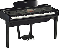 Yamaha CVP-709PE  цифровое фортепиано, 88 клавиш, цвет черный полированный