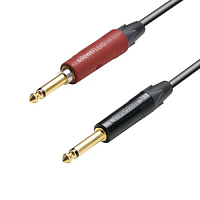 Adam Hall K5 IPP 0300SP  кабель 5Star, Jack 6.3 NEUTRIK - Jack 6.3 NEUTRIK silentPLUG, длина 3 метра