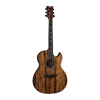 DEAN EX KOA  электроакустическая гитара, EQ, с вырезом, цвет натуральный