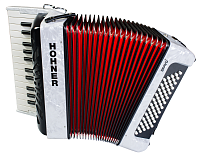HOHNER The New Bravo II 60 white (A16951) аккордеон 1/2