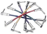 JOYO CM-11 Patch Cables набор патч-кабелей 20 см, 6 шт., угловые TS-TS 6,3 мм