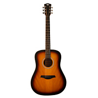 ROCKDALE Aurora D5 SB Satin акустическая гитара, дредноут, цвет санберст, сатиновое покрытие