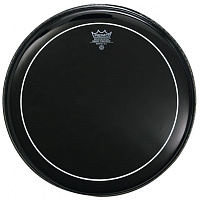 REMO ES-1622-PS- EBONY PINSTRIPE 22'' черный двойной пластик