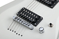 Schecter C-7 Deluxe SWHT Гитара электрическая семиструнная, крепление грифа на болтах, цвет матовый белый