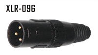 STANDS & CABLES XLR096 Разъем XLR-папа 3PIN, черный