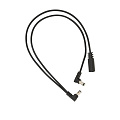 Rockboard FLAT DAISY CHAIN DC2 A Разветвитель питания для гитарных педалей пассивный, 9 В, кабель 1 на 2, угловой, 30 см