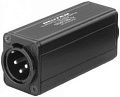Neutrik NA2M-D0B-TX адаптер-переходник с трансформаторной развязкой, RCA Female «мама» с черным изолятором -> 3-контактный XLR Male «папа»