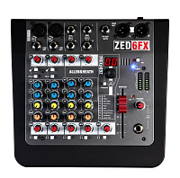 ALLEN&HEATH ZED6FX Микшерный пульт, 2 моно, 2 стерео,2 высокоомных DI входа, 2-полосный эквалайзер