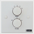 PROAUDIO AT-5524  Селектор каналов, с 5-позиционным аттенюатором, 5 Вт, 5 каналов, 1-й канал с аварийным реле 24В