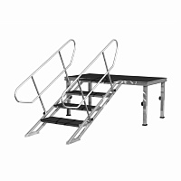 Dura Truss DS-PROSTAGE FLEXSTAIR 60-100 Лестничный модуль для модулей сценических,  телескопический 60-100 мм
