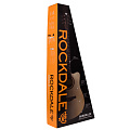 ROCKDALE Aurora D1 C BK Акустическая гитара дредноут с вырезом, цвет полупрозрачный черный