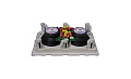 Current Audio WSLCR650FL Акустика LCR 6,5" LCR в стены, двойная двухполосная, 42Гц-20кГц, 5-100 Ватт, 8 Ом, материал вуфера - композитный метаплекс, твитера(поворотный) - шелк с керамическим напылением, (1 шт. - 1 место)