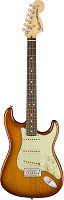 FENDER AMERICAN PERFORMER STRATOCASTER®, RW, HONEY BURST электрогитара, цвет янтарный санбёрст, в комплекте чехол