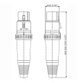 Neutrik NC3FXS разъем XLR мама с выключателем