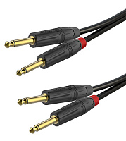 ROXTONE GPTC210/5 Аудиокабель 2 x джек моно 6.3 мм - 2 x джек моно 6.3 мм, длина 5 метров