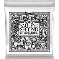 Ernie Ball 1522 2-ая струна для классической гитары, черный нейлон, шарик, калибр .032