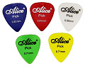 ALICE AP-100I  медиаторы нейлон прозрачные, цветные