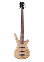 Warwick Corvette ASH 5 NTS Teambuilt 5-струнная бас-гитара, акт. эл-ка, чехол, цвет натуральны