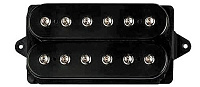 DIMARZIO THE BREED BRIDGE F-SPACED DP166FBK звукосниматель для электрогитары, хамбакер, цвет чёрный, high power, для установки на гитарах с тремоло системами (Floyd Rose и тремоло типа Fender), количество выводов - 4, магнит Alnico 5, выходное напряжение