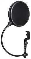 Tascam TM-AG1 ветрозащита 'Pop-filter', круглый экран на креплении Gooseneck со струбциной