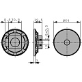 Visaton K 64 WP/50  широкополосная динамическая головка 6.4 см (2.5"), 2 Вт