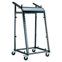 K&M 28200-000-55  усиленная рэковая стойка, 16U+7U, сталь, колеса
